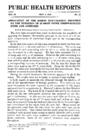 Weekly Reports for MAY 1 1925
