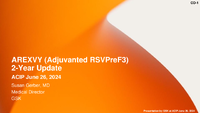 AREXVY Adjuvanted RSVPreF3 2Year Update