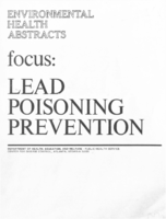 Environmental Health Abstracts  Bibliography Focus Lead Poisoning Prevention 1975