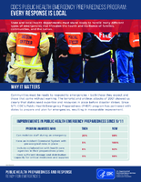 CDCs public health emergency preparedness program  every response is local