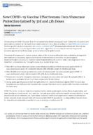 New COVID19 vaccine effectiveness data showcase protection gained by 3rd and 4th doses  media statement embargoed until Friday July 15 2022 100 pm ET