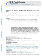 Flash entropy search to query all mass spectral libraries in real time