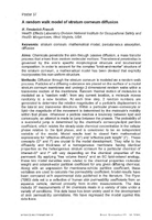 A Random Walk Model of Stratum Corneum Diffusion 2001