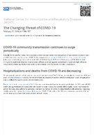 The Changing Threat of COVID19