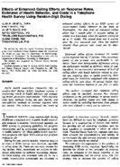 Effects of enhanced calling efforts on response rates estimates of health behavior and costs in a telephone health survey using randomdigit dialing