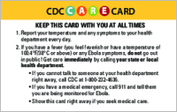 CDC CARE Card