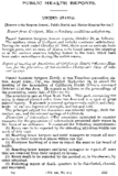 Weekly Reports for November 9 1906