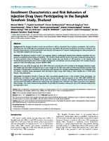 Enrollment Characteristics and Risk Behaviors of Injection Drug Users Participating in the Bangkok Tenofovir Study Thailand
