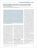 Respiratory Morbidity in Office Workers in a WaterDamaged Building