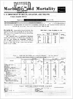 Morbidity and Mortality Weekly Report Vol 11 No 19 for Release May 18 1962