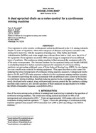 A Dual Sprocket Chain as a Noise Control for a Continuous Mining Machine 2007 proceedings