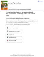 Transitional Workplaces AltMeat and Beef Producer Health and Safety in the Kansas Flint Hills