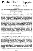 Public health reports  v 56 no 22 MAY 30 1941