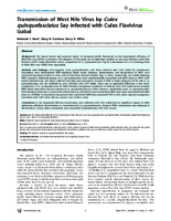 Transmission of West Nile Virus by Culex quinquefasciatus Say Infected with Culex Flavivirus Izabal