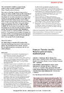 Human Taenia martis Neurocysticercosis Switzerland