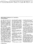 Programs Practices People