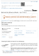 Behind the wheel at work  volume 7 number 3 November 2022