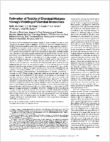 Estimation of toxicity of chemical mixtures through modeling of chemical interactions
