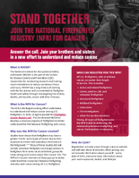 Stand Together Join the National Firefighter Registry NFR for Cancer 202402