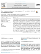 Time Series Seasonality and Trend Evaluation of 7 Years 20152021 of OSHA Severe Injury Data