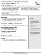 2004 Commonwealth of Northern Mariana Islands Ages 1315 Global Youth Tobacco Survey GYTS Fact Sheet