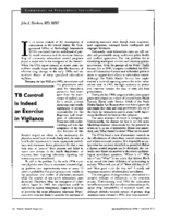 TB Control is Indeed an Exercise in Vigilance