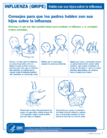 Influenza Gripe Hable Con Sus Hijos Sobre La Influenza