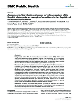 Assessment of the infectious diseases surveillance system of the Republic of Armenia an example of surveillance in the Republics of the former Soviet Union