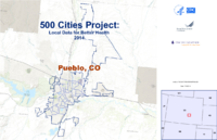 500 Cities Project Local Data for Better Health 2014 Pueblo Colorado