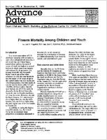 Firearm mortality among children and youth