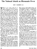 The national attack on rheumatic fever