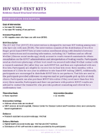 HIV SELFTEST KITS