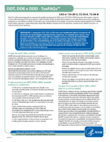 DDT DDE e DDD  ToxFAQs  CAS n 50293 72559 72548