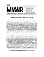 MMWR Morbidity and Mortality Weekly Report Vol 46 No 7 February 21 1997