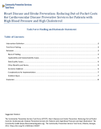 Heart Disease and Stroke Prevention Reducing OutofPocket Costs for Cardiovascular Disease Preventive Services for Patients with High Blood Pressure and High Cholesterol