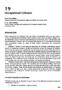 Occupational Urticaria