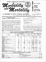 Morbidity and Mortality Weekly Report Vol 17 No 16 week ending April 20 1968