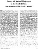 Survey of animal ringworm in the United States
