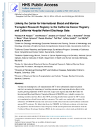 Linking the Center for International Blood and Marrow Transplant Research Registry to the California Cancer Registry and California Hospital Patient Discharge Data