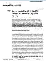 Lower Mortality Risk in APOE4 Carriers with Normal Cognitive Ageing