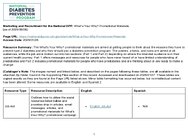 Marketing and Recruitment for the National DPP Whats Your Why Promotional Materials