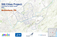 500 Cities Project Local Data for Better Health 2016 Bethlehem PA