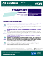 CDCs Investments to Combat Antibiotic Resistance Threats Tennessee Fiscal Year 2023