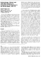 Epidemiologic clinical and laboratory features of Coxsackie B1B5 infections in the United States 197079
