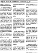 PUBLIC HEALTH PROGRAMS AND PRACTICES