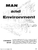 Man and environment