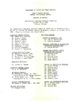 Minutes of meeting  Immunization Practices Advisory Committee October 1819 1984 Atlanta Georgia