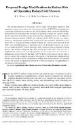 Proposed Design Modifications to Reduce Risk of Operating Rotary Field Mowers