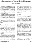 Characteristics of large medical expenses