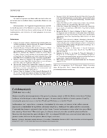 etymologia Leishmaniasis lshmanesis